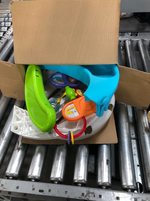 Photo 1 of Fisher-Price Deluxe Sit-Me-Up Floor Seat with Toy-Tray Happy Hills
