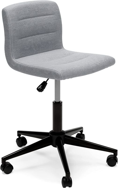 Photo 1 of Signature Design by Ashley Beauenali Home Office Adjustable Swivel Desk Chair, Gray
