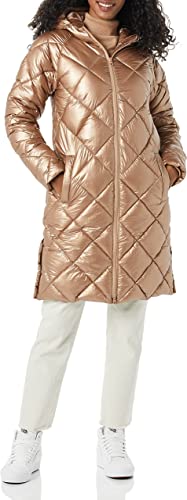 Photo 1 of Amazon Essentials Women's Heavyweight Diamond Quilted Knee Length Puffer Coat
SIZE- SMALL 