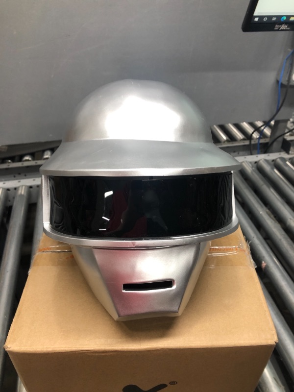 Photo 7 of Daft Punk Helmet Resin Mask Men Thomas Guy Manuel Costume Accessories for Fans Collection Halloween Cosplay