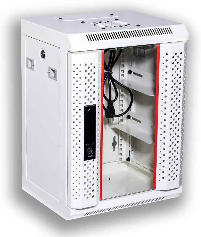 Photo 1 of KENUCO SOHO Mini 10'' Rack for 10'' Patch Panels, Shelves, SOHO Active Components | Fan Not Included | NOT for 19'' Rack (White-9U)
Brand: KE