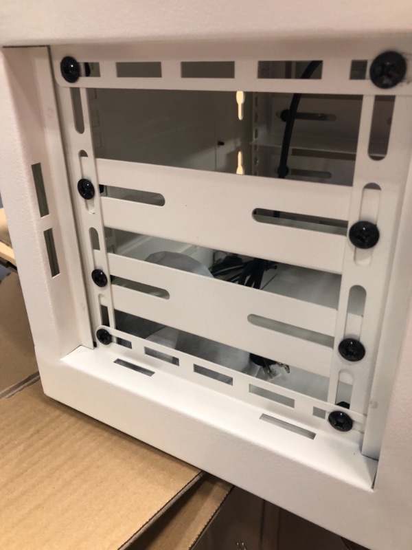 Photo 6 of KENUCO SOHO Mini 10'' Rack for 10'' Patch Panels, Shelves, SOHO Active Components | Fan Not Included | NOT for 19'' Rack (White-9U)
Brand: KE