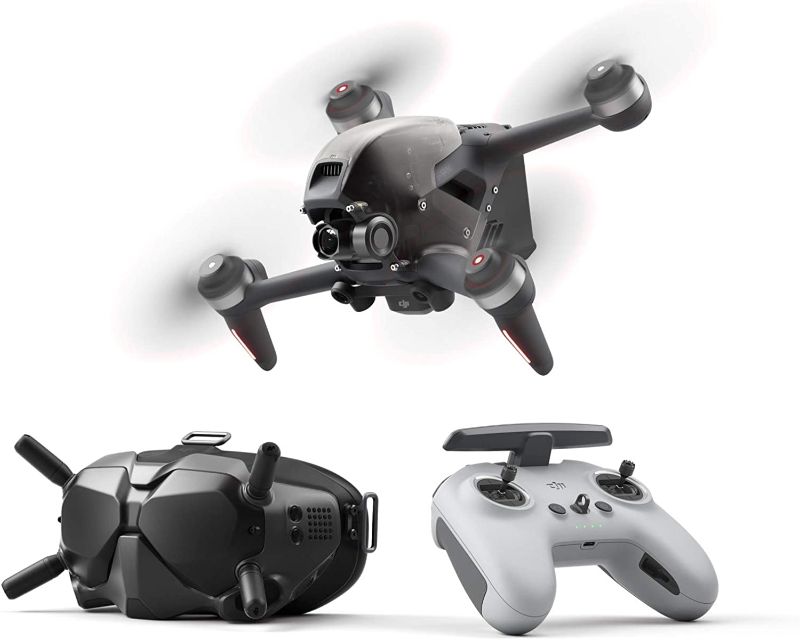 Photo 1 of DJI FPV Combo - First-Person View Drone UAV Quadcopter with 4K Camera, S Flight Mode, Super-Wide 150° FOV, HD Low-Latency Transmission, Emergency Brake and Hover, Gray
