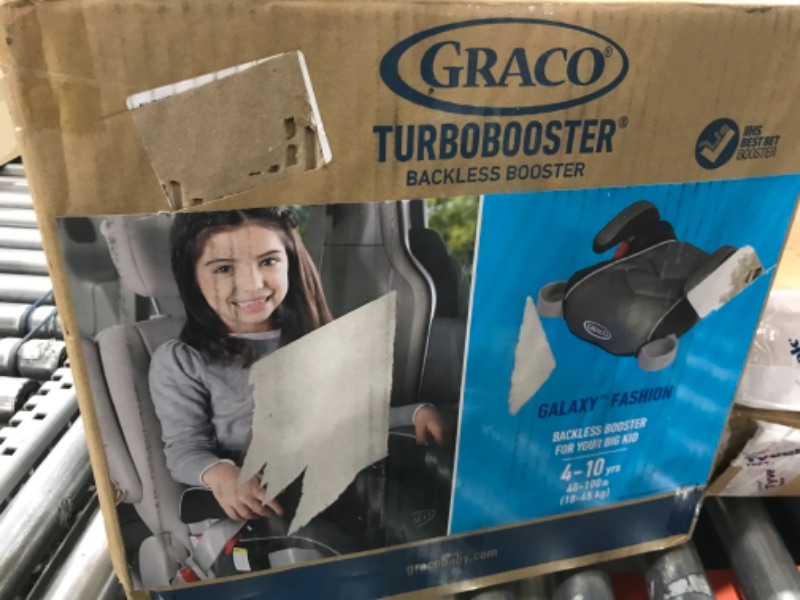 Photo 3 of Graco TurboBooster Backless Booster Car Seat, Galaxy Gray