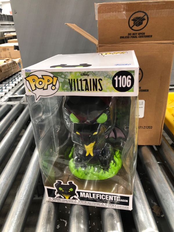 Photo 1 of Funko Pop! Jumbo: Disney - Maleficent Dragon, Amazon Exclusive (Glow in The Dark)

