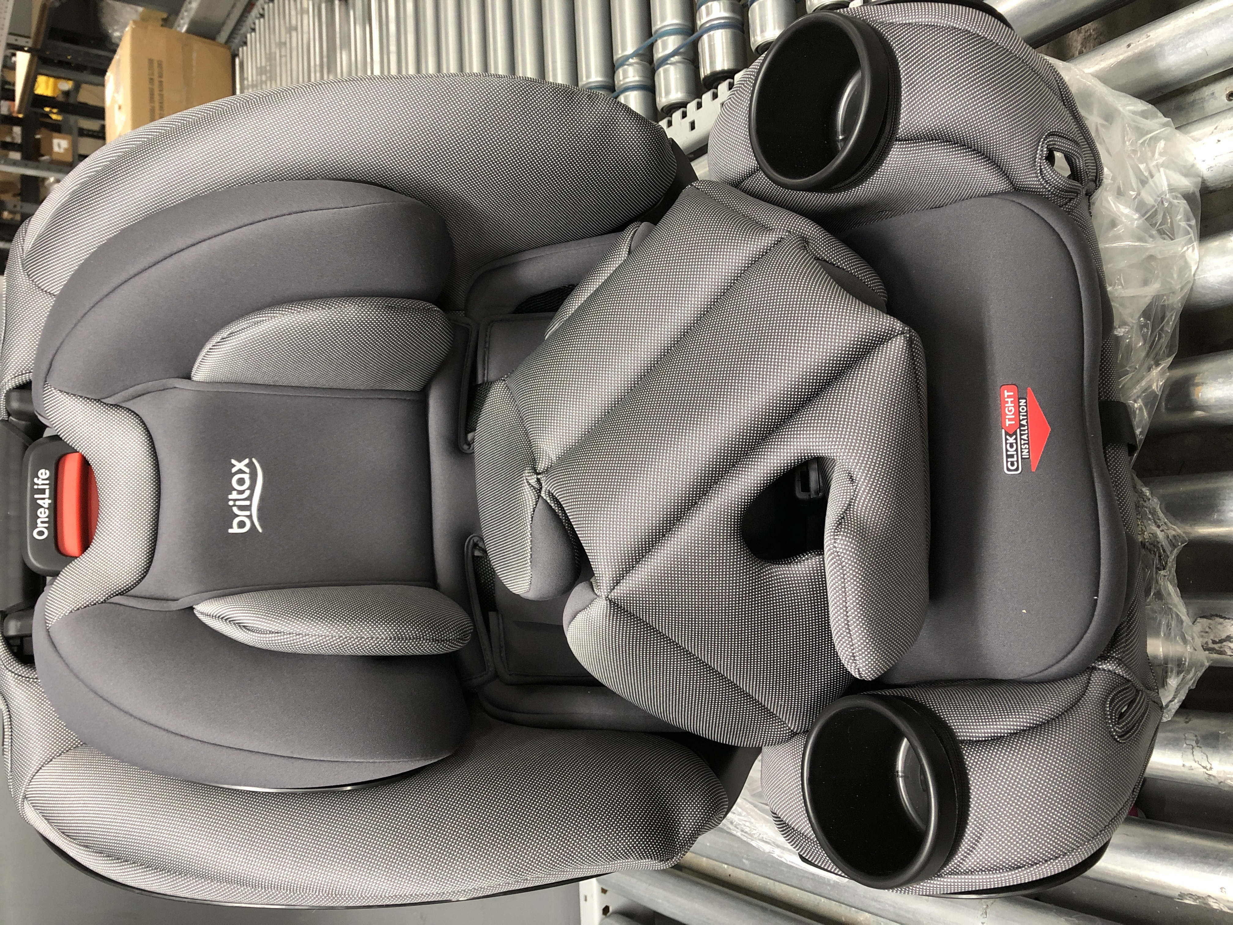 Photo 2 of Britax One4Life ClickTight All-in-One Car Seat – 10 Years of Use – Infant, Convertible, Booster – 5 to 120 Pounds - SafeWash Fabric, Drift
