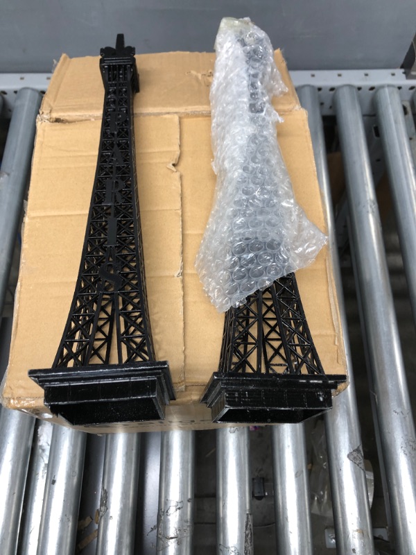 Photo 2 of Allgala 24" Eiffel Tower Statue Decor Alloy Metal, Black
