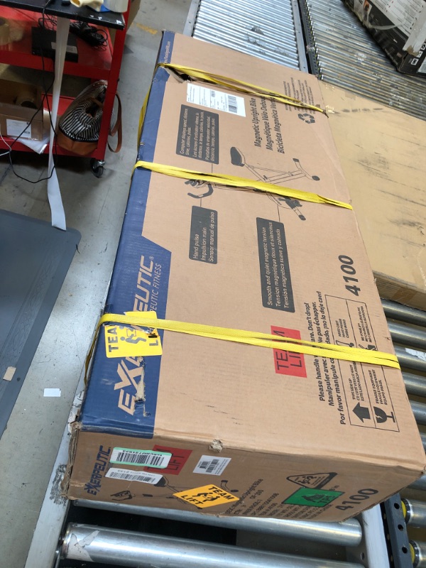 Photo 1 of Exerpeutic Gold Heavy Duty Foldable Exercise Bike with 400 lbs Weight Capacity 400 lbs. Weight Capacity