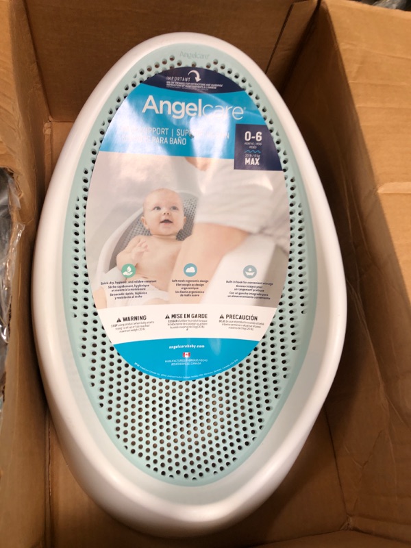 Photo 2 of Angelcare Baby Bath Support (Aqua) | Ideal for Babies Less than 6 Months Old
