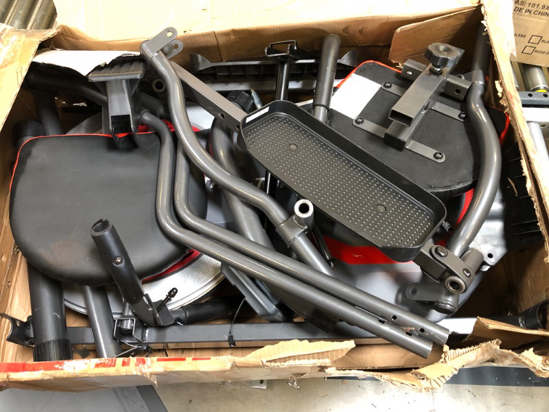Photo 2 of [BODY POWER] 2nd Generation Patented 3-in-1 Home Gym, Upright Compact Exercise Bike, Elliptical Machine & Recumbent Bike, Trio Trainer with Heartrate Monitor, Safety Brake Pad. *** ITEM HAS LOOSE HARDWARE -- SEVERE BOX DAMAGE ***
