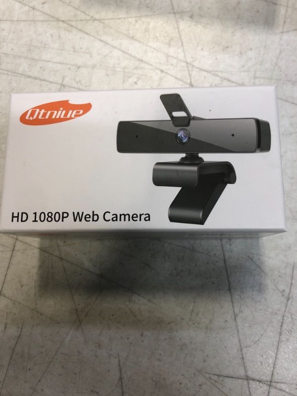 Photo 3 of Qtniue Webcam with Microphone and Privacy Cover, FHD Webcam 1080p, Desktop or Laptop and Smart TV USB Camera for Video Calling, Stereo Streaming and Online Classes 30FPS