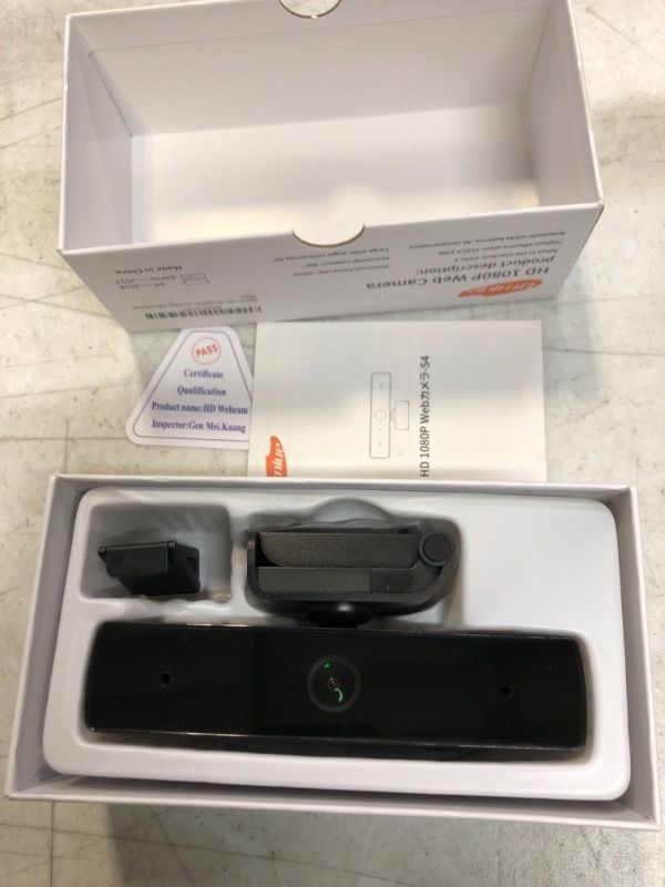 Photo 2 of Qtniue Webcam with Microphone and Privacy Cover, FHD Webcam 1080p, Desktop or Laptop and Smart TV USB Camera for Video Calling, Stereo Streaming and Online Classes 30FPS