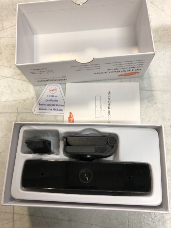 Photo 3 of Qtniue Webcam with Microphone and Privacy Cover, FHD Webcam 1080p, Desktop or Laptop and Smart TV USB Camera for Video Calling, Stereo Streaming and Online Classes 30FPS