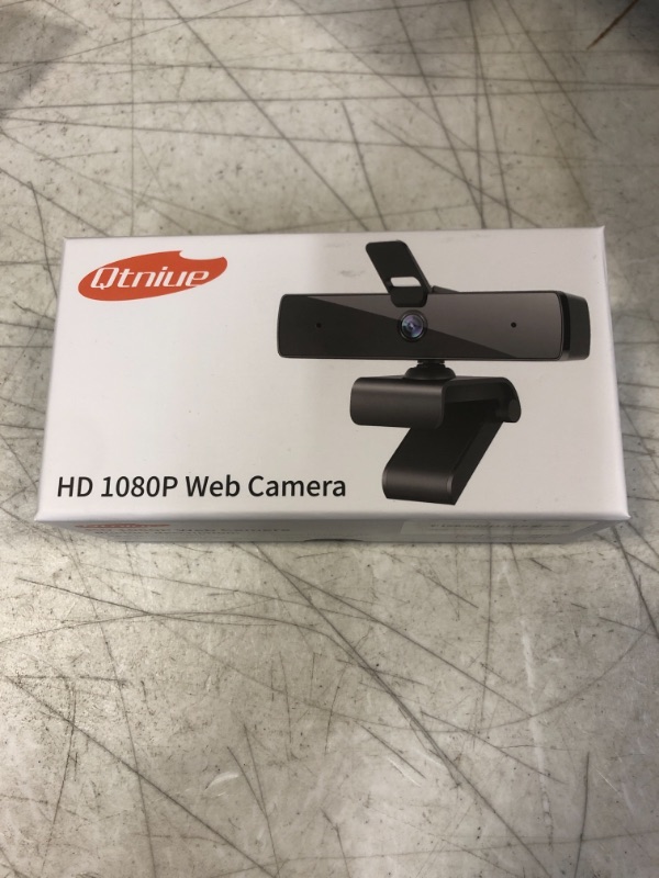 Photo 2 of Qtniue Webcam with Microphone and Privacy Cover, FHD Webcam 1080p, Desktop or Laptop and Smart TV USB Camera for Video Calling, Stereo Streaming and Online Classes 30FPS