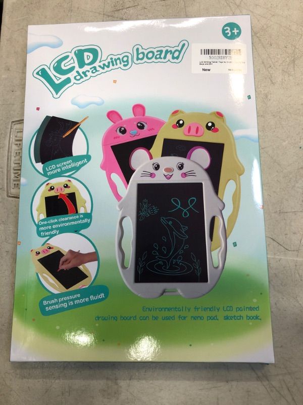 Photo 1 of LCD Writing Tablet, Toys for 3 4 5 6 7 Years Old Boys and Girls, LCD Drawing Tablet for Kids, Reusable Electronic Drawing Pads,for Girls and Boys as Educational Christmas Birthday Gifts ** FACTORY SEALED 