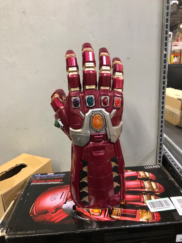 Photo 2 of Avengers Marvel Legends Series Endgame Power Gauntlet Articulated Electronic Fist,Brown,18 years and up