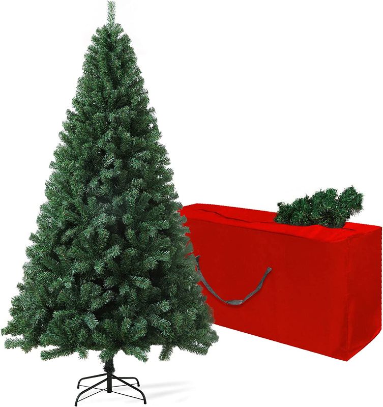 Photo 1 of 5ft Artificial Christmas Tree, Premium North Valley Spruce with 600 Branch Tips, Xmas Tree with Fold-Able Base Stand, Arbol de Navidad for Home, Office, Shop Decoration
POSSIBLY MISSING PIECES