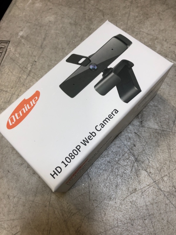 Photo 2 of Qtniue Webcam with Microphone and Privacy Cover, FHD Webcam 1080p, Desktop or Laptop and Smart TV USB Camera for Video Calling, Stereo Streaming and Online Classes 30FPS