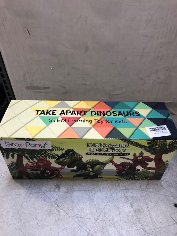 Photo 1 of 3 Pcs Take Apart Dinosaur Toys for 3 4 5 6 7 Year Old Boys Birthday Gifts with Dinosaur Eggs, Kids STEM Toys Dinosaur Toys for Kids 3-5 5-7 with Electric Drill
FACTORY SEALED