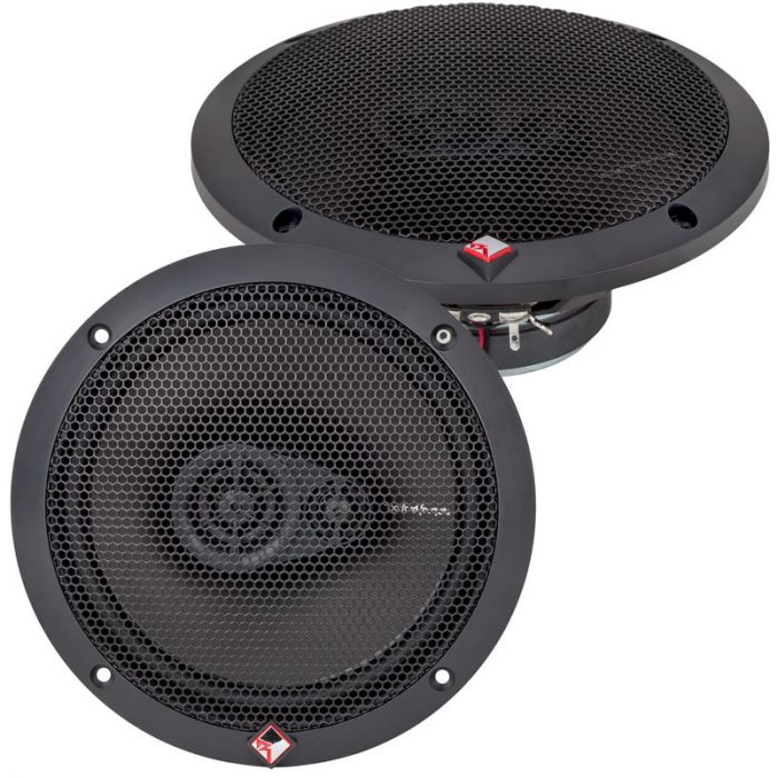 Photo 1 of 2 New Rockford Fosgate R165X3 6.5" 180W 3 Way Car Audio Coaxial Speakers Stereo Black