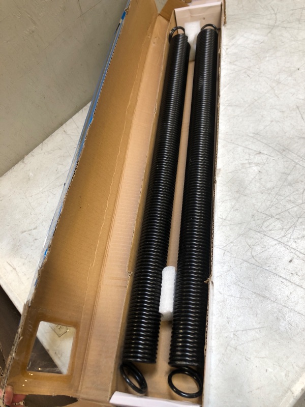 Photo 5 of Heavy Duty Replacement Extension Garage Door Spring Stretch Spring 2-Pack?180 lb) 180lb * SLIGHTLY SCRATCHED * DIRTY ** 