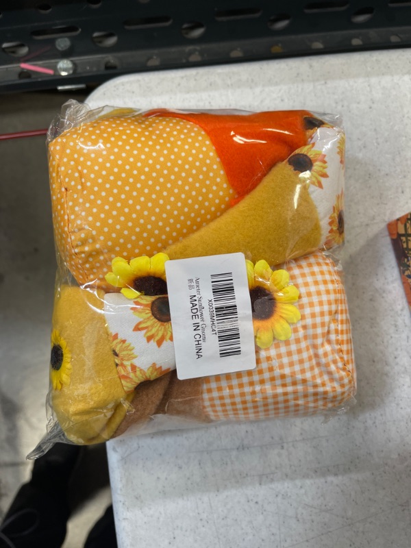 Photo 1 of Ameter Thanksgiving Gnomes Decorations, 2pcs Sunflower Plush Thanksgiving Gnomes, Fall Gnomes Decorations for Home Kitchen Shelf Party Table Decorations for Office