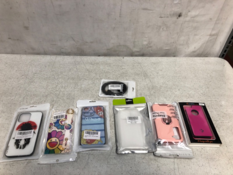 Photo 1 of Assortment of phone cases