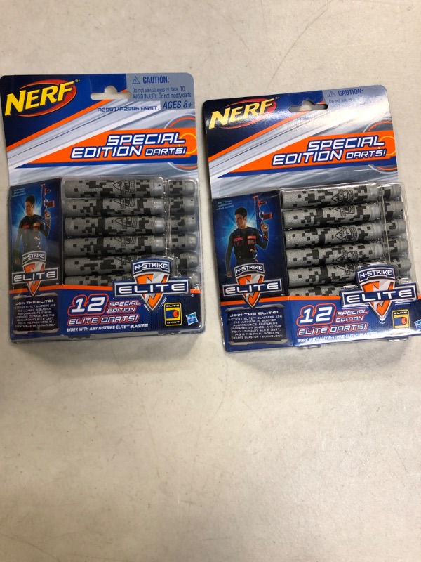 Photo 2 of 2Pack  Nerf N-Strike Elite 12 Special Edition Elite Darts Pack (Gray)