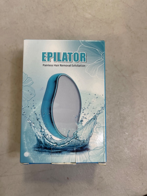 Photo 1 of Crystal Hair Eraser, Upgraded Hair Removal for Women Painless Exfoliation Hair Remover Portable Mild Hair Removal Device Home Exfoliating Hair Removal Tool (Water Green)