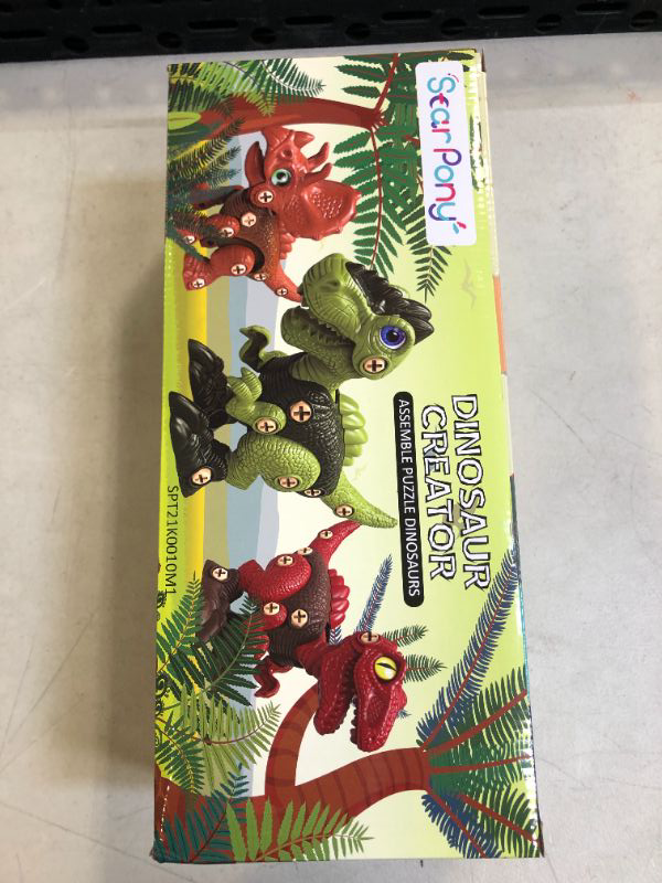 Photo 2 of 3 Pcs Take Apart Dinosaur Toys for 3 4 5 6 7 Year Old Boys Birthday Gifts with Dinosaur Eggs, Kids STEM Toys Dinosaur Toys for Kids 3-5 5-7 with Electric Drill