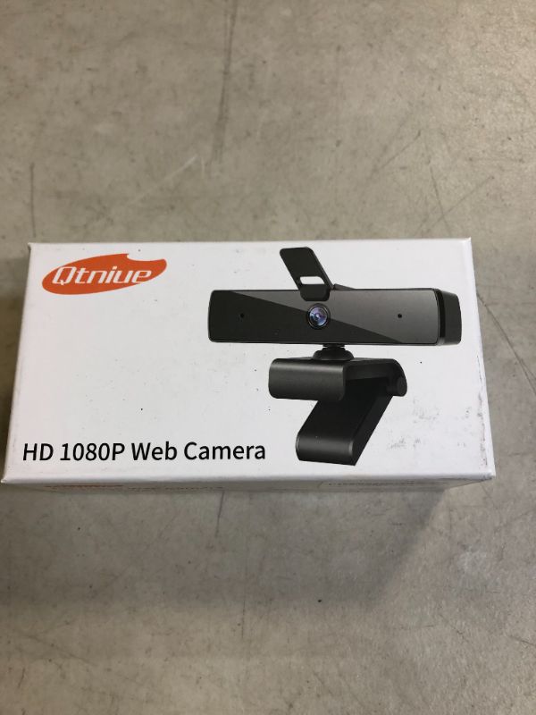 Photo 1 of Qtniue Webcam with Microphone and Privacy Cover, FHD Webcam 1080p, Desktop or Laptop and Smart TV USB Camera for Video Calling, Stereo Streaming and Online Classes 30FPS