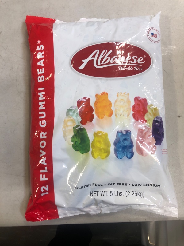 Photo 2 of Albanese World's Best Gummi, 12 Flavor Bears, 5 Pound, EXP 04/192024