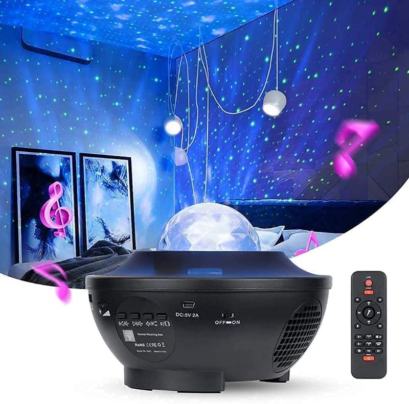 Photo 1 of Galaxy Projector for Bedroom, Starlight Projector, 3 in 1 Starry Night Light Projector w Bluetooth Speaker & Remote, Star Projector Galaxy Light, Constellation Projector, Sky Light (Voice Control)
