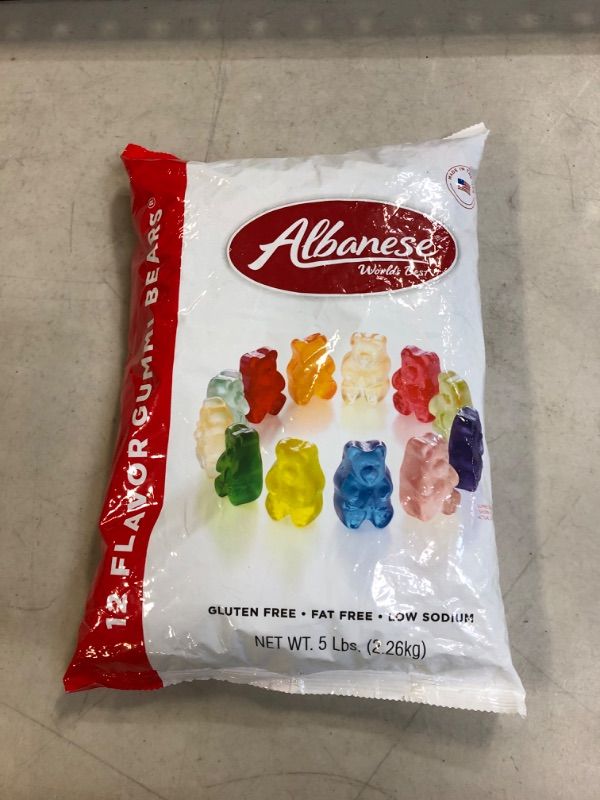 Photo 2 of Albanese World's Best 12 Flavor Gummi Bears, 5lbs  -- BB APRIL 19, 2024 --
