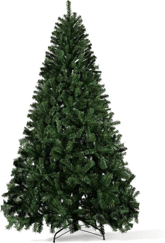 Photo 1 of  Artificial Christmas Tree, Premium Spruce Holiday Tree, Automatic Open Tree for Home, Office, Party Decoration, Easy Assembly, Metal Hinges & Foldable Base  10 FT 
