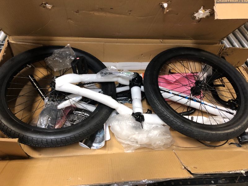 Photo 1 of Cubsala 16" 18" 20" Kids BMX Bike, Freestyle BMX Bike for Beginner Riders, Multiple Colors Black Crossea20"