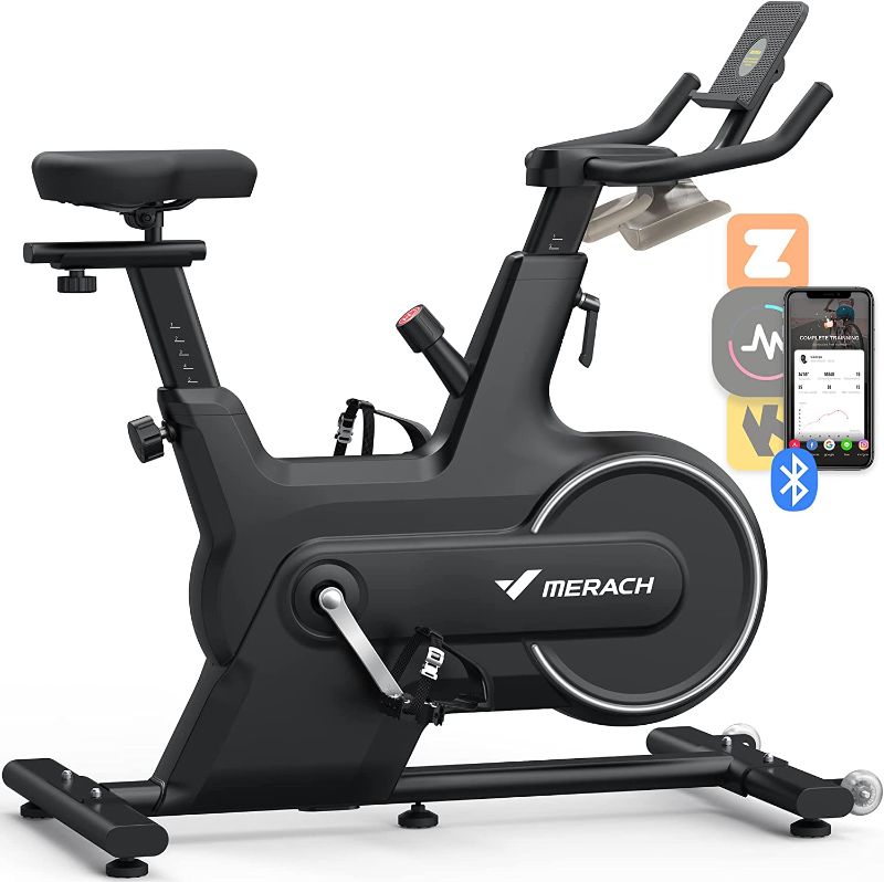 Photo 1 of 
Indoor Cycling Bike, MERACH Exercise Bike for Home with Magnetic Resistance, Bluetooth Stationary Bike, iPad Holder, CC