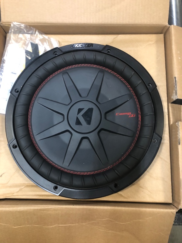 Photo 2 of Kicker 48CWRT124 12-Inch CompRT 4-Ohm Dual 500 (Watts RMS) 1000 (Watt Peak) Voice Coil Design Subwoofer