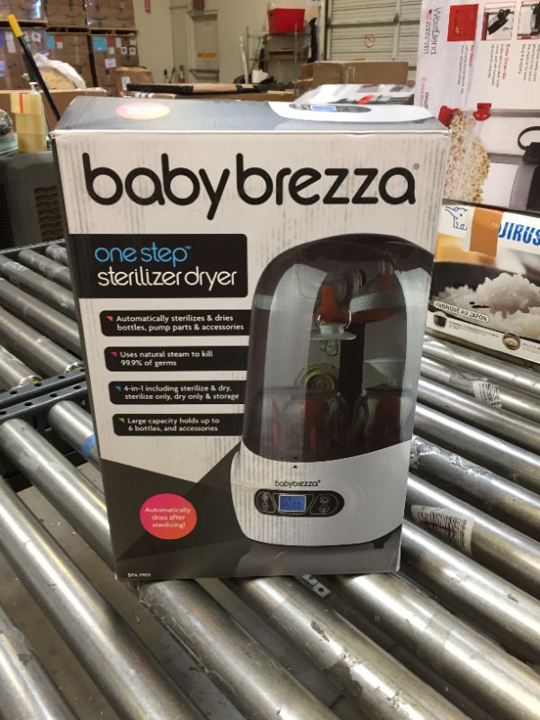 Photo 4 of Baby Brezza Baby Bottle Sterilizer and Dryer Machine – Electric Steam Sterilization - Universal Fit - Pacifiers, Glass, Plastic, and Newborn Feeding Bottles