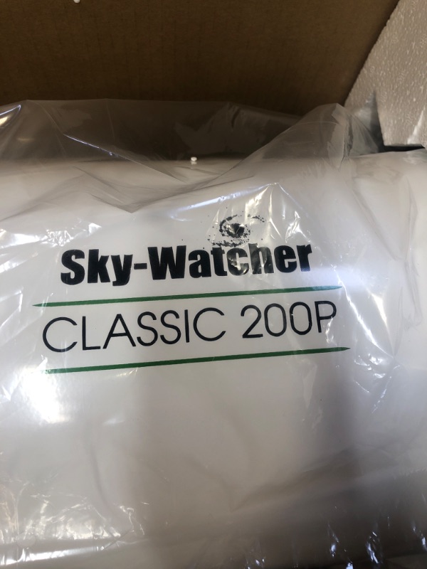 Photo 4 of Sky Watcher Classic 200 Dobsonian 8-inch Aperature Telescope – Solid-Tube – Simple, Traditional Design – Easy to Use, Perfect for Beginners, White (S11610) Traditional 8" Dobsonian