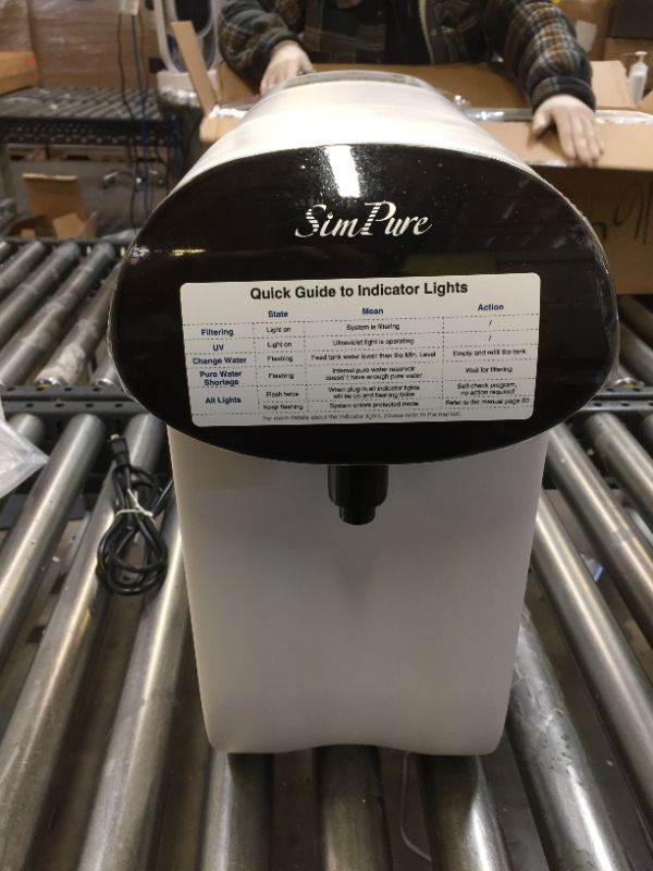 SimPure Y7PW UV Countertop Reverse Osmosis Water Filtration