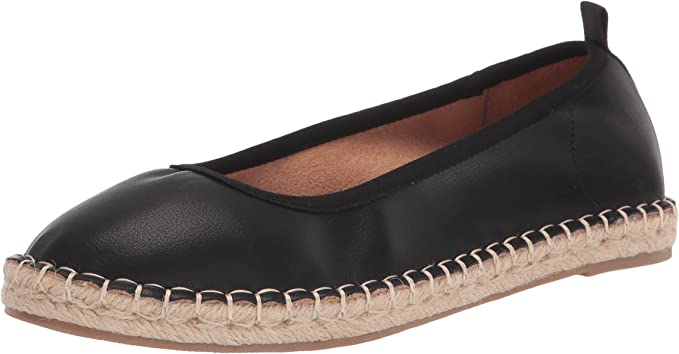 Photo 1 of Amazon Essentials Women's Espadrille Ballet Flat Size Beige & Black Size 10 and 8.5 (pack of 3) 
