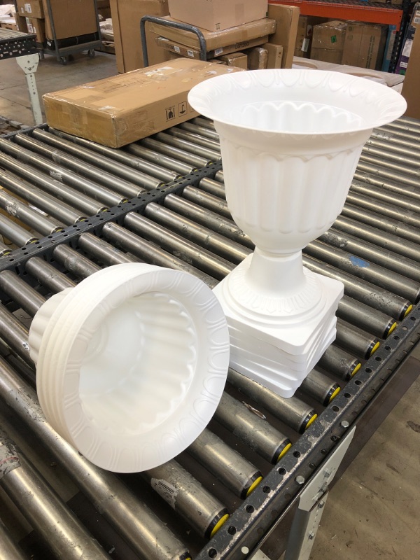 Photo 1 of 6 Pack Plastic Plant Pedestal Column 