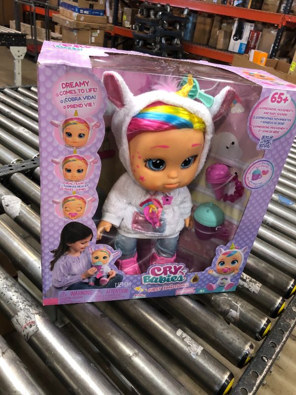 Photo 2 of Cry Babies First Emotions Dreamy Interactive Baby Doll with 65+ Emotions and Baby Sounds, Girls & Kids Age 3+, Multi