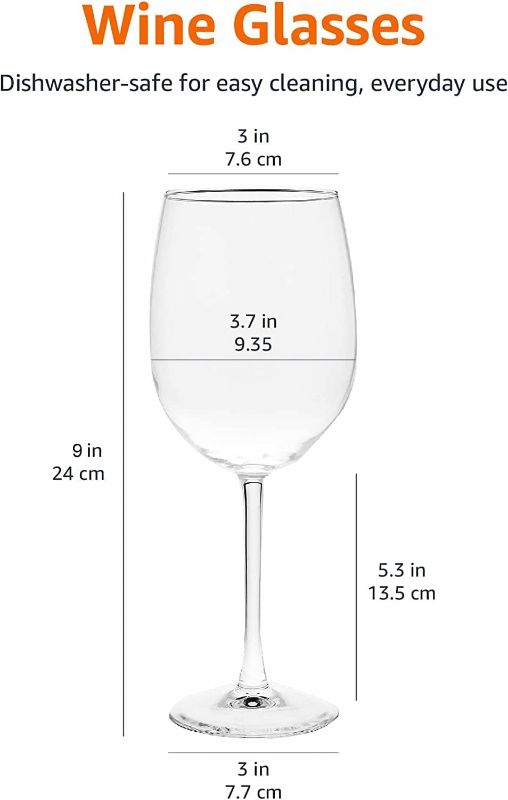 Photo 1 of All-Purpose Wine Glasses - 19-Ounce