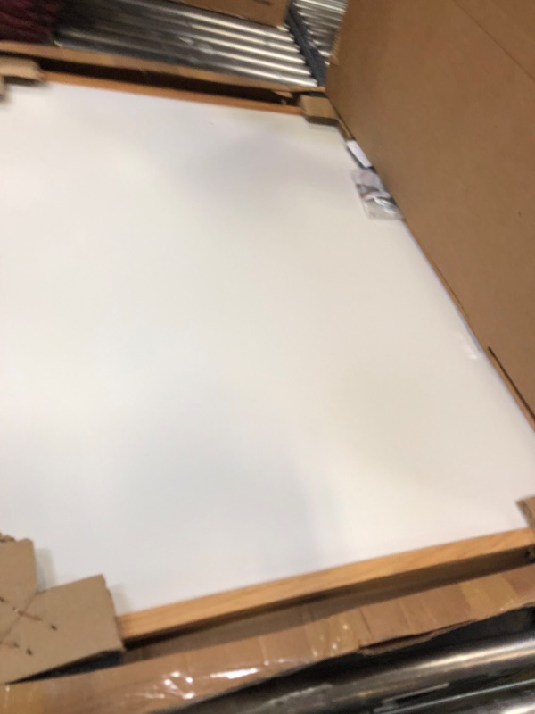 Photo 2 of Ghent 3X4 Porcelain Magnetic Whiteboard, Wood Frame, 1 Marker, 1 Eraser, Made in the USA (M1W-23-1)
(SCUFFS TO WHITEBORAD)
