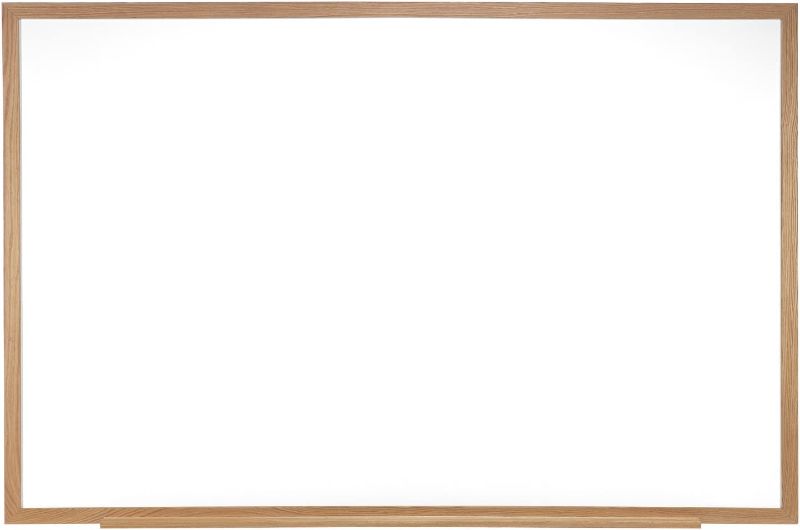 Photo 1 of Ghent 3X4 Porcelain Magnetic Whiteboard, Wood Frame, 1 Marker, 1 Eraser, Made in the USA (M1W-23-1)
(SCUFFS TO WHITEBORAD)
