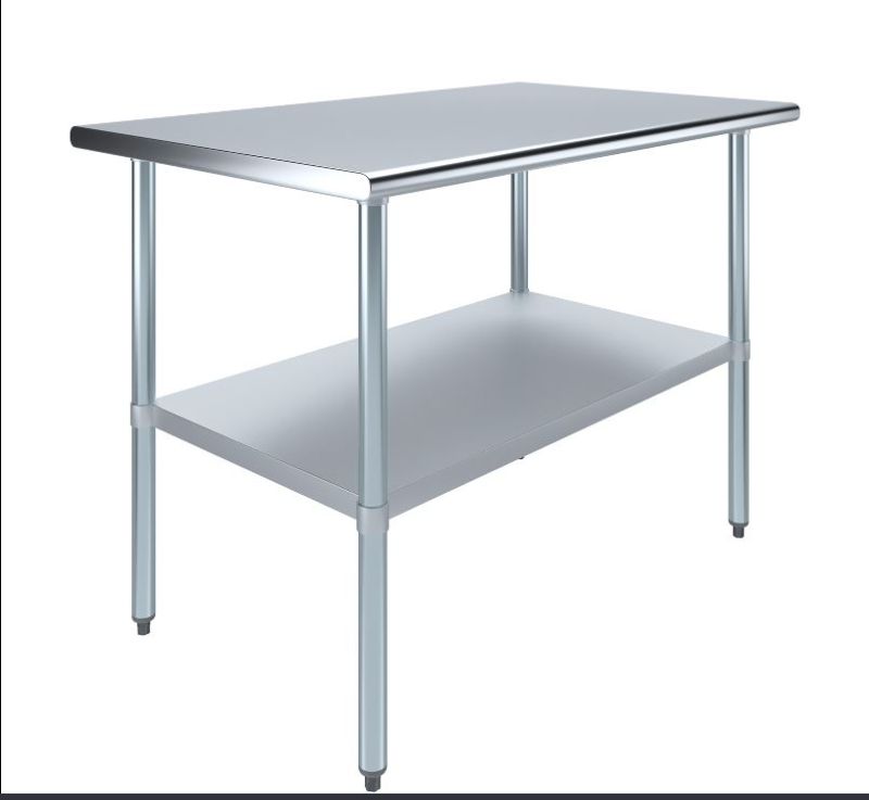 Photo 1 of 30? X 48? Stainless Steel Work Table With Undershelf
