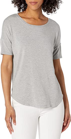 Photo 1 of Daily Ritual Women's Jersey Relaxed-Fit Short-Sleeve Drop-Shoulder Scoopneck T-Shirt M - SEALED / UNOPENED