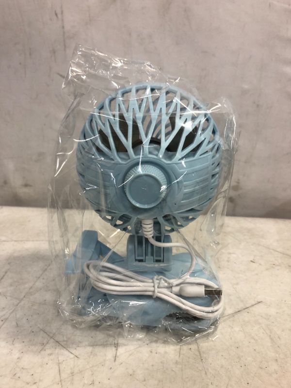 Photo 4 of Small Clip on Fan, 6” CVT USB Desk Fan